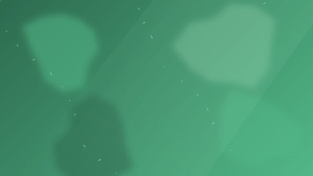 Liquid blobs with leaf particles and sun rays
