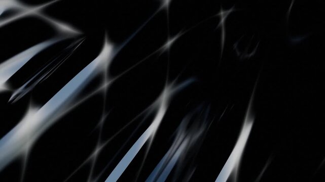 Dynamic Abstract Motion Graphics with Flowing Luminous White and Blue Light Lines on a Dark Background Futuristic Digital Design and Energy