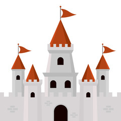 Fototapeta premium Medieval Castle Vector