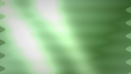 Fototapeta premium Abstract green wave pattern with smooth gradient texture, digital graphic background, modern design, close-up view, artistic concept for creative projects
