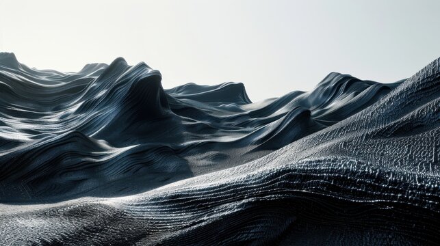 Flexible solar fabric draped over rugged rocks in sunlight Canon EOS R5 24mm f11