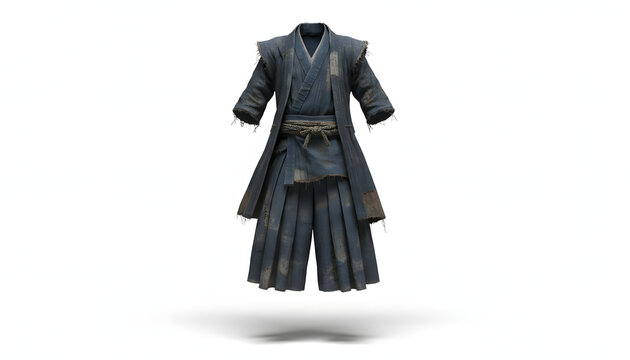 Dark Gray Kimono Style Outfit.