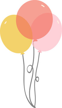 Birthday Dachshund celebration clip art