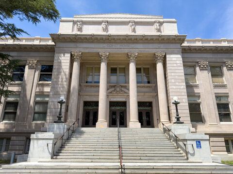 Historic Yolo County Courthouse In Woodland California