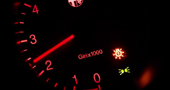 Modern Car tachometer