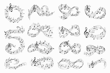 Fototapeta premium Musical Note Art