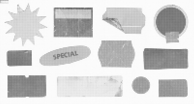 A collection of various shaped objects are arranged on a flat surface indoors.