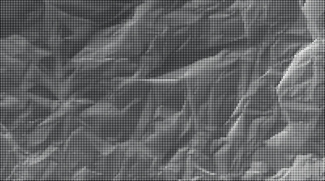 A grayscale image of a crumpled paper texture with a detailed, rough surface