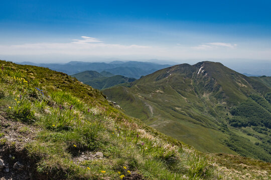 Il monte gennaio dal crinale del Corno alle Scale