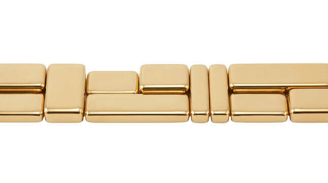 Golden jewelry chain, luxury metal link, shiny gold bracelet, close-up texture