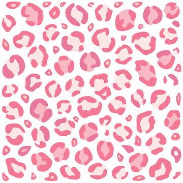 Pink Leopard Print Pattern