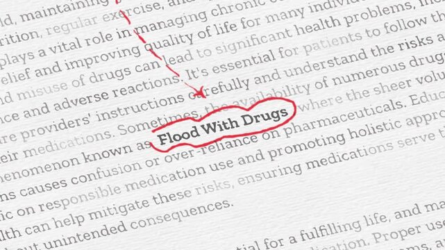 Drug Addiction Crisis Typography Animation &ndash; Opioid Epidemic, Mental Health and Recovery Hope
