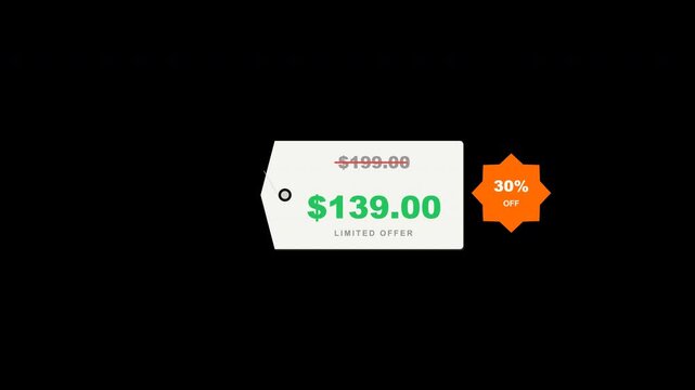 Showcasing an orange star symbol with a discounted price tag for limitedtime retail offers. Perfect for advertising promotions.