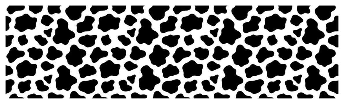 Organic spotted pattern with irregular blob shapes in a minimalist style