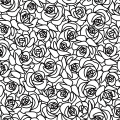 Fototapeta premium Beautiful and cute rose textile pattern,