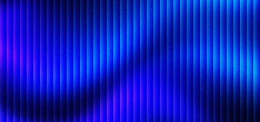 Abstract blue neon light background with vertical stripes, glowing electric blue wave pattern on dark backdrop, futuristic digital texture with vibrant cobalt lines for tech presentations.
