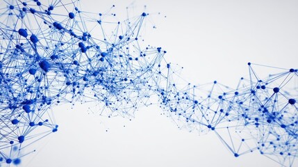 Naklejka premium Abstract illustration of a network structure