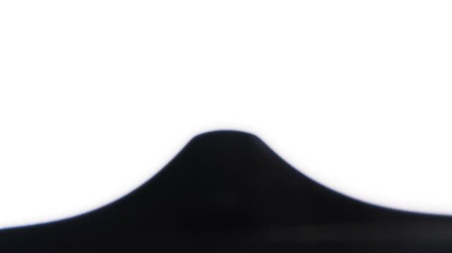 Rider Putting on Motorcycle Helmet POV Shot Background with White Copy Space for Text