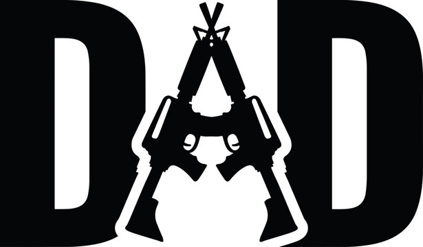 Dad svg, Father's day svg, Second amendment svg, Hunting dad svg