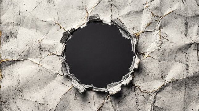Ripped Paper Hole Texture Abstract Damaged Background