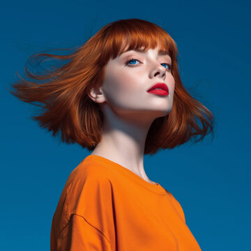 Red Hair Woman