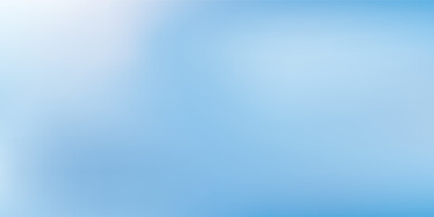 Obraz premium Abstract light blue smooth mesh gradient background. Soft blurred vector backdrop for modern web design, business presentation, and tech UI UX screen