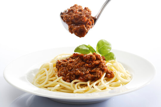 Spaghetti bolognese mit parmasank�se