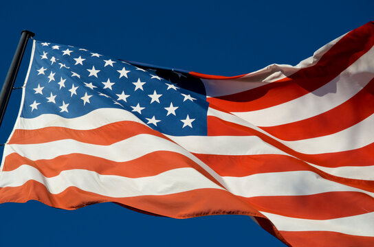 Germany, Koblenz, American Flag