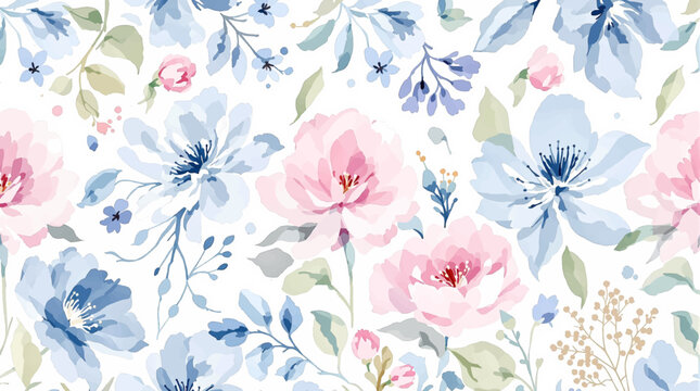 Delicate Bloom Background with Natural Floral Beauty
