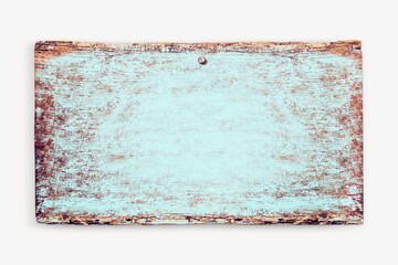 Blue painted wooden sign, isolated object © Rawpixel.com