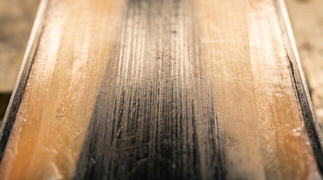 Ski Wax Application Texture Base Close Up Winter