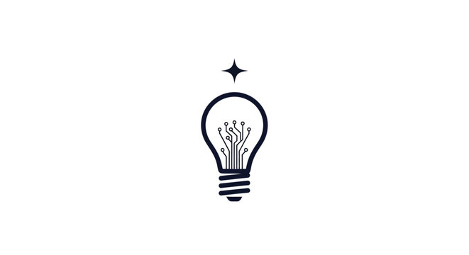 Black Light Bulb with Spark.