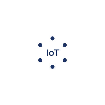 Internet of Things IoT concept logo.
