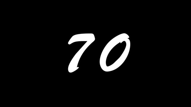 original digit counter. Digit counter from 0 to 70	
