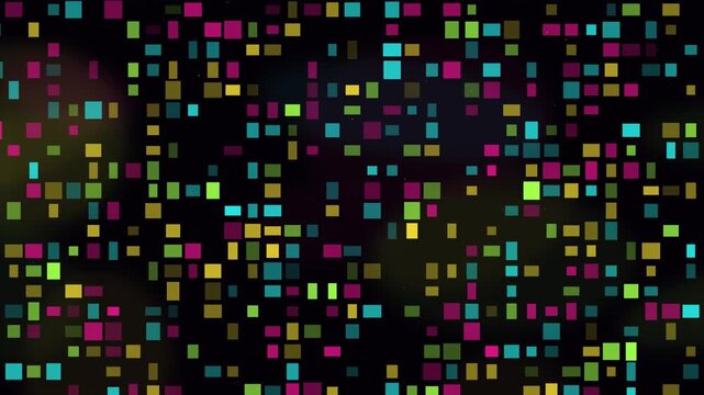 Retro Pixel Pulse 4K Abstract Background Loop