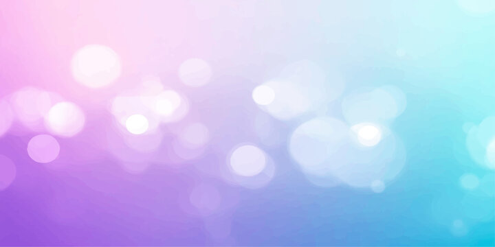 Abstract colorful bokeh light background with glowing blurred holiday circles