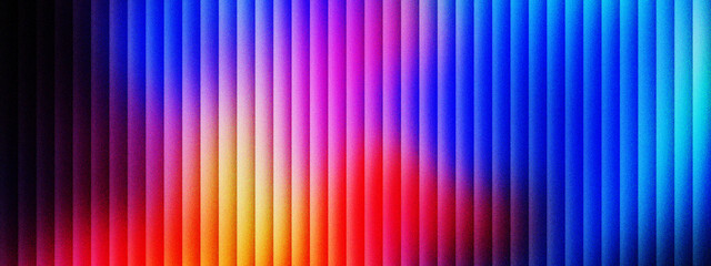 Vibrant vertical neon light bars background, colorful glowing stripes with rainbow gradient effect. Abstract digital light pattern for technology banners. Modern futuristic led bar texture.