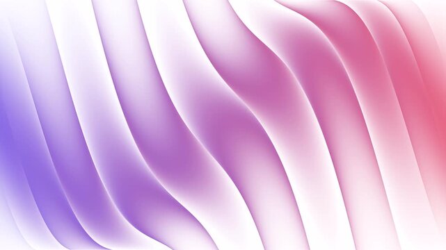 Elegant loop background gradient animation featuring soft violet, pink, and light purple shades with smooth flowing motion. Perfect for video projects, modern graphic design, social media content, fem