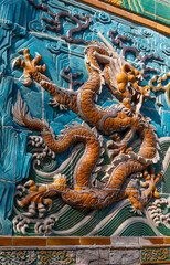 Obraz premium chinese dragon statue