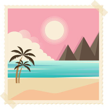 tropical beach background