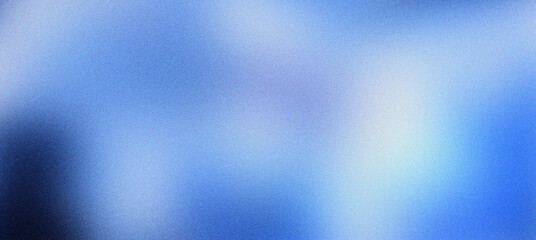 Obraz premium Abstract blue gradient background with soft grainy texture, ethereal light blue blurred backdrop for corporate presentations, minimalist cyan and navy aesthetic wallpaper for digital design.