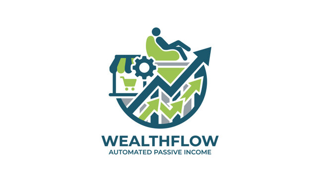 Wealth Flow Automated Passive Income Logo.