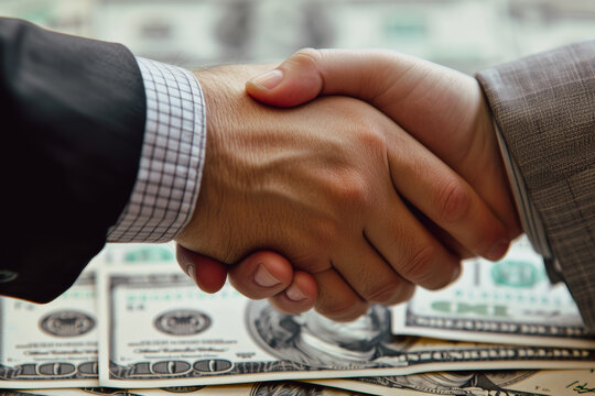 bussinessman and money ,crypto currency  and arbitrage.