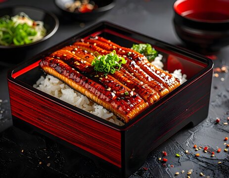 厳選された鰻を贅沢に使った艶やかなタレが美しい特上うな重