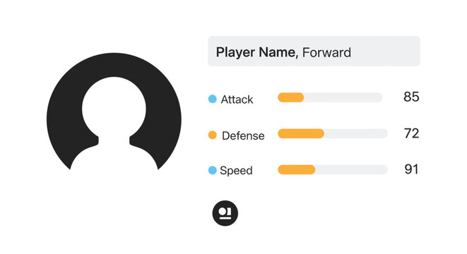 Player profile statistics and ranking details.