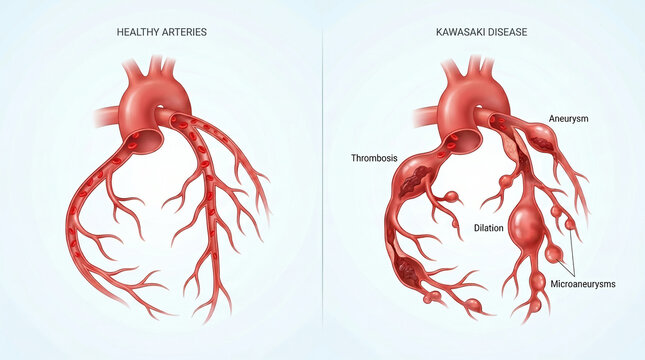 Kawasaki Disease Coronary Artery Aneurysm And Thrombosis