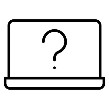 Question mark icon vector. FAQ illustration sign. Question symbol. Unknown logo.
