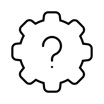 Question mark icon vector. FAQ illustration sign. Question symbol. Unknown logo.