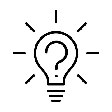 Question mark icon vector. FAQ illustration sign. Question symbol. Unknown logo.