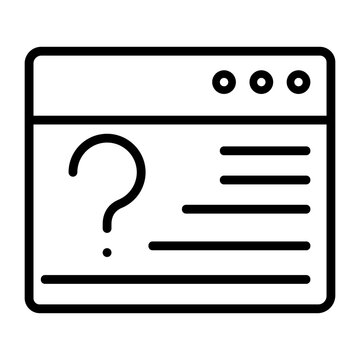 Question mark icon vector. FAQ illustration sign. Question symbol. Unknown logo.